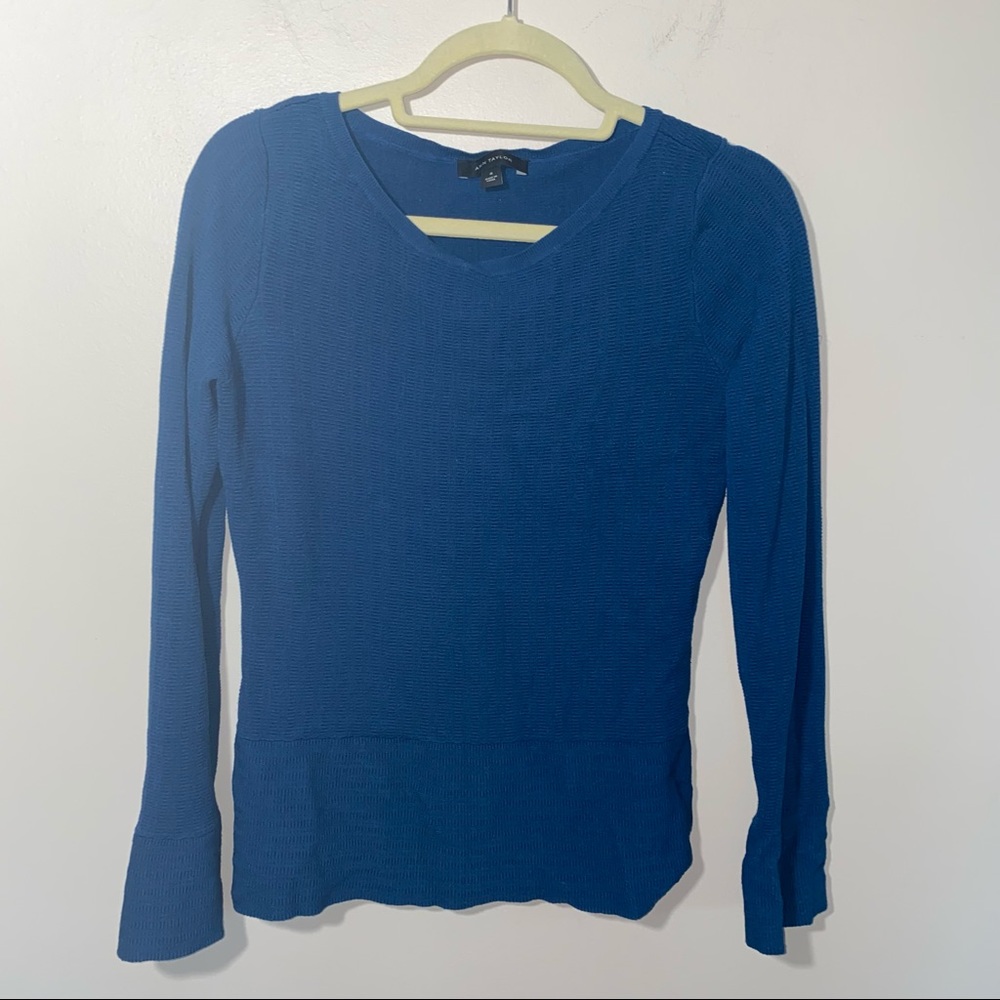 Ann Taylor Boatneck Sweater Size Medium Teal